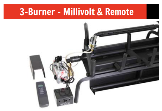 Assembled 2 Burner w/ Millivolt System